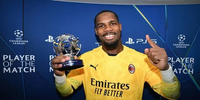 Mike Maignan Menjadi Man Of The Match Pada Laga Real Madrid vs AC Milan