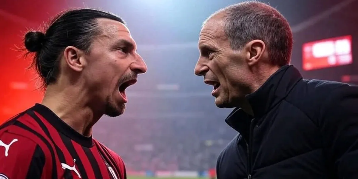 Konflik Epik Zlatan Ibrahimovic Vs Massimiliano Allegri di AC Milan
